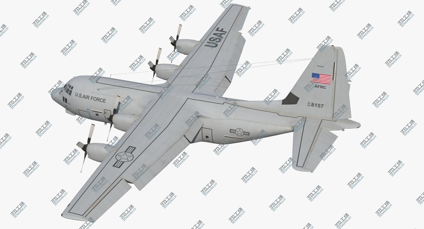 images/goods_img/202104094/Lockheed C-130 Hercules US Military Transport Aircraft Rigged/2.jpg